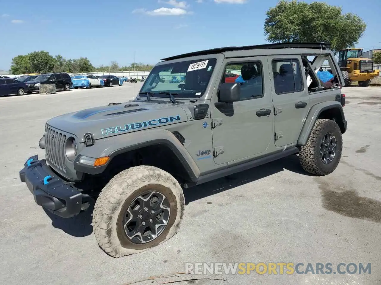 1 Photograph of a damaged car 1C4JJXR64MW734905 JEEP WRANGLER 2021