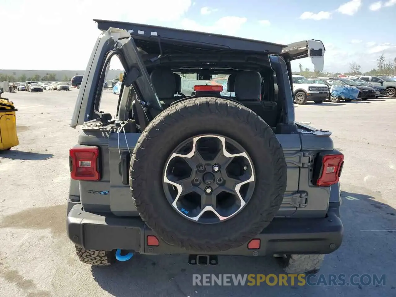 6 Photograph of a damaged car 1C4JJXR64MW734905 JEEP WRANGLER 2021