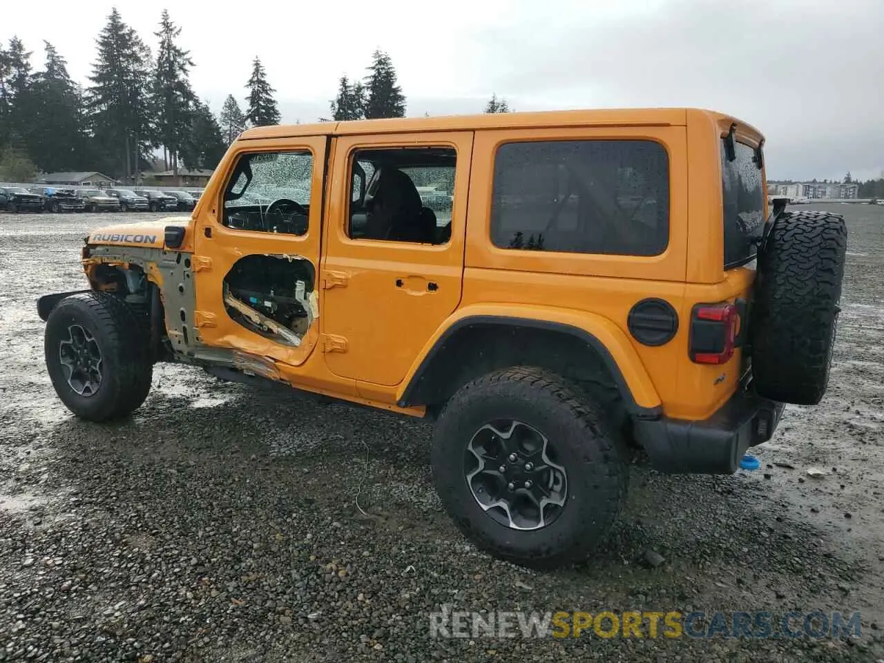 2 Photograph of a damaged car 1C4JJXR66MW674948 JEEP WRANGLER 2021
