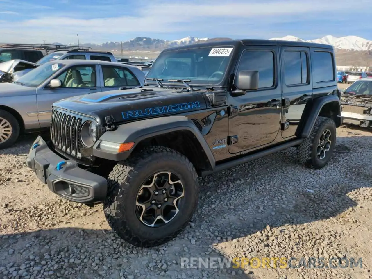 1 Photograph of a damaged car 1C4JJXR67MW854326 JEEP WRANGLER 2021