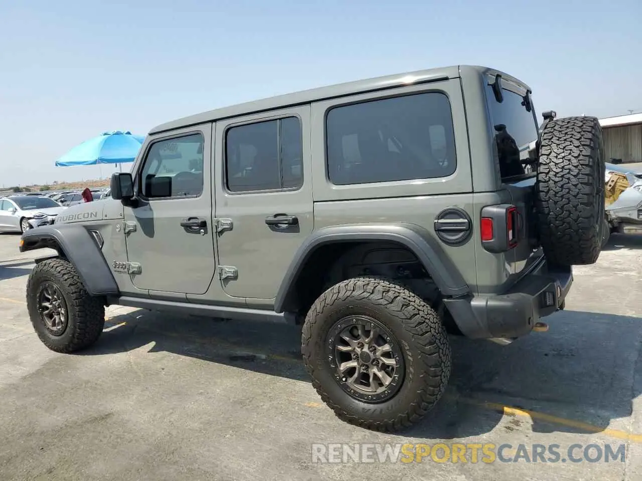 2 Photograph of a damaged car 1C4JJXSJ8MW854558 JEEP WRANGLER 2021