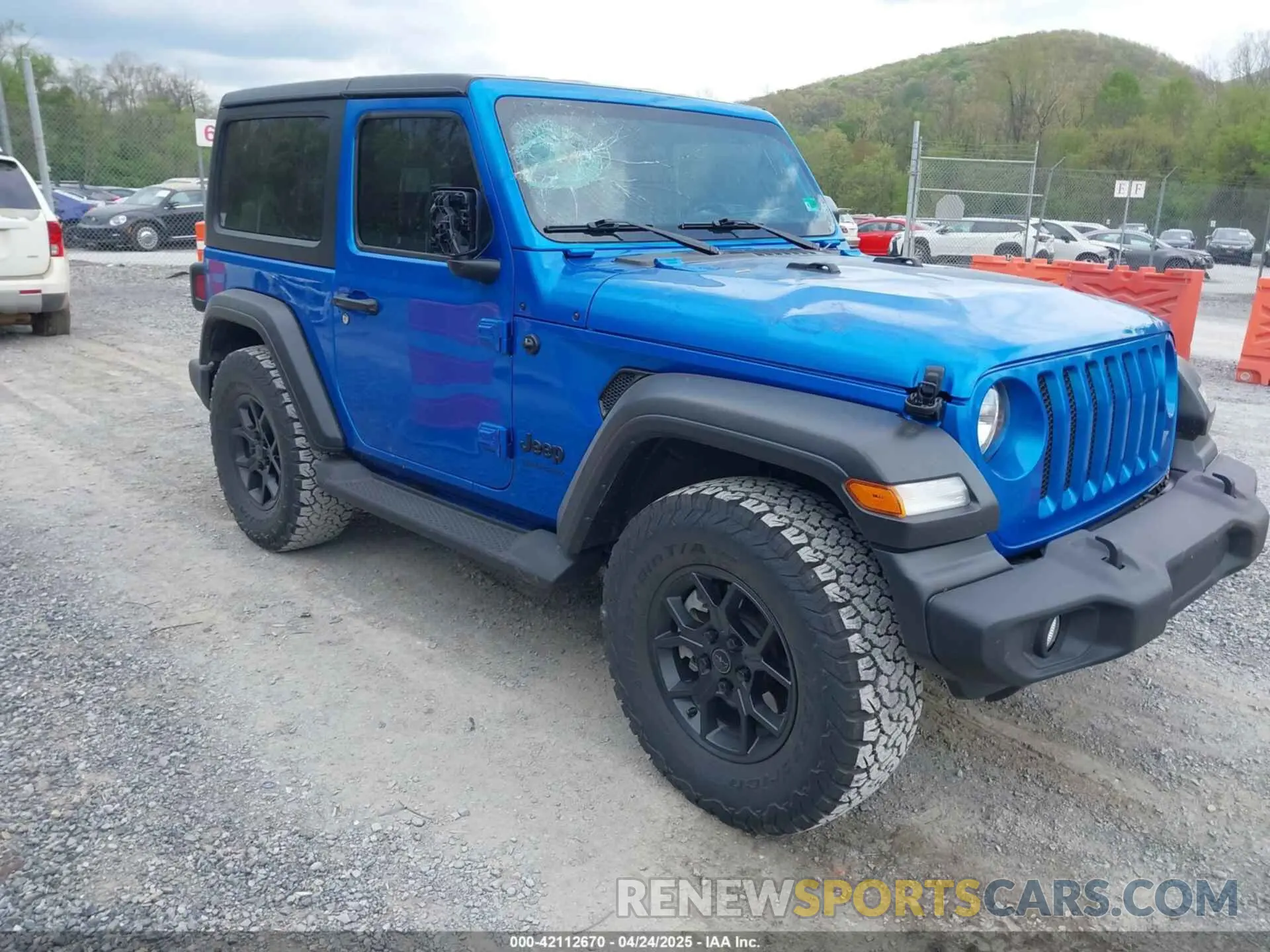 1 Photograph of a damaged car 1C4GJXAG0NW145642 JEEP WRANGLER 2022