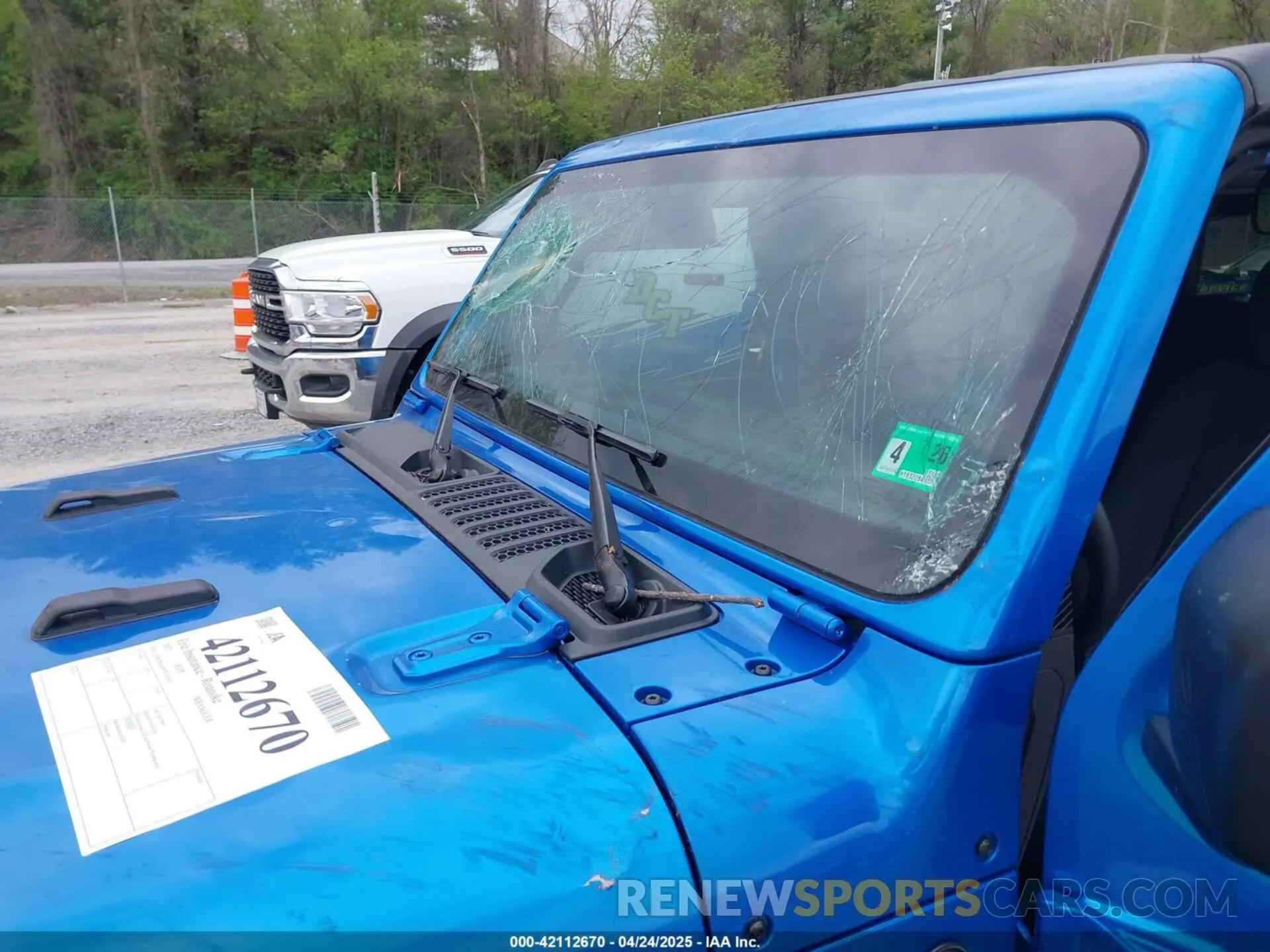 6 Photograph of a damaged car 1C4GJXAG0NW145642 JEEP WRANGLER 2022
