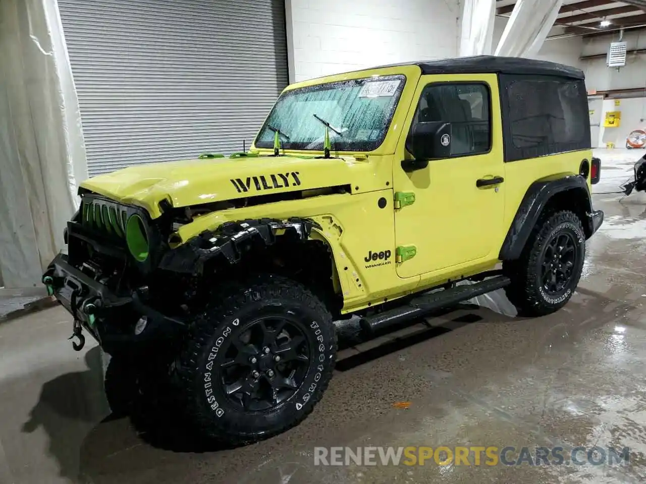 1 Photograph of a damaged car 1C4GJXAG0NW249533 JEEP WRANGLER 2022