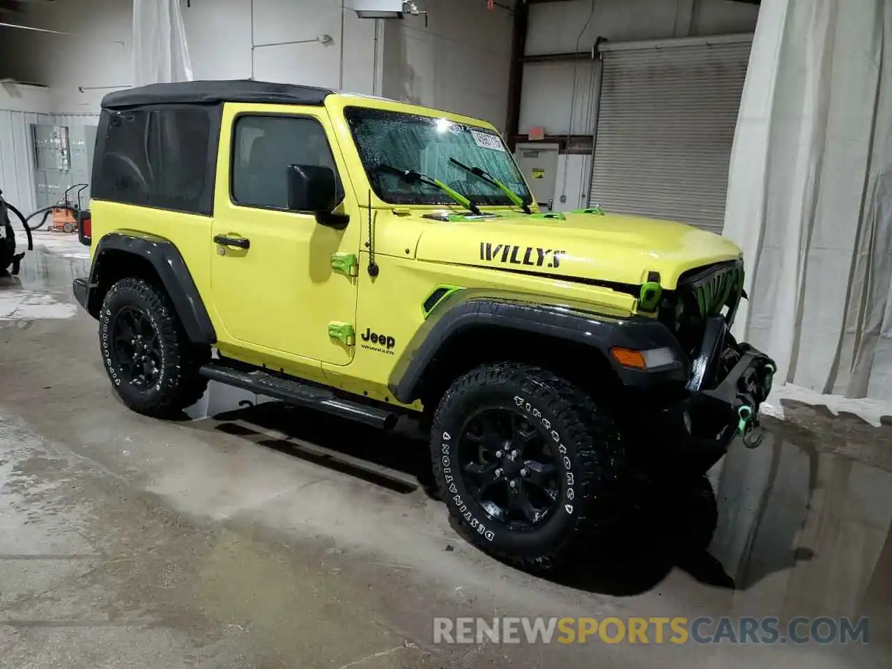 4 Photograph of a damaged car 1C4GJXAG0NW249533 JEEP WRANGLER 2022