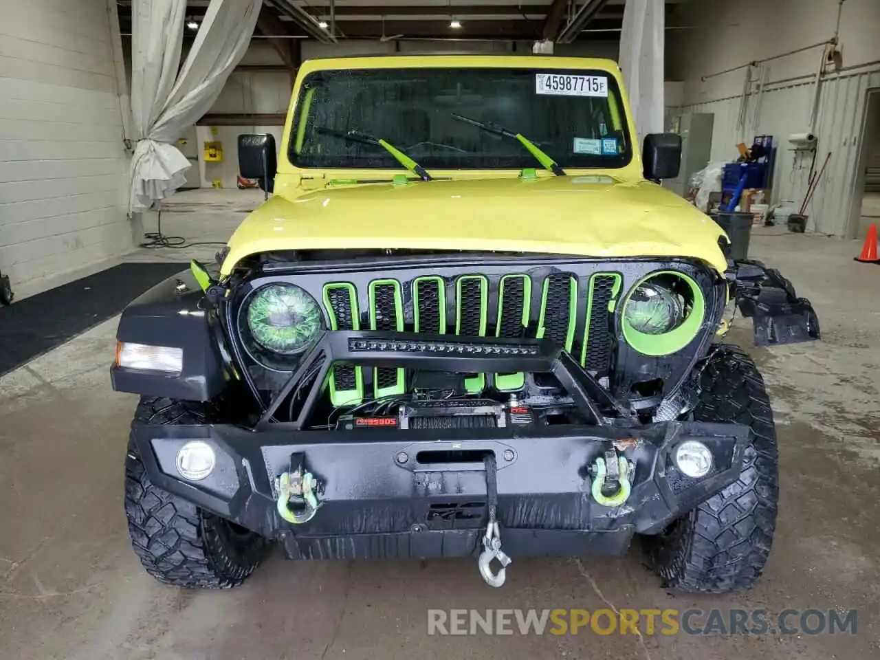 5 Photograph of a damaged car 1C4GJXAG0NW249533 JEEP WRANGLER 2022