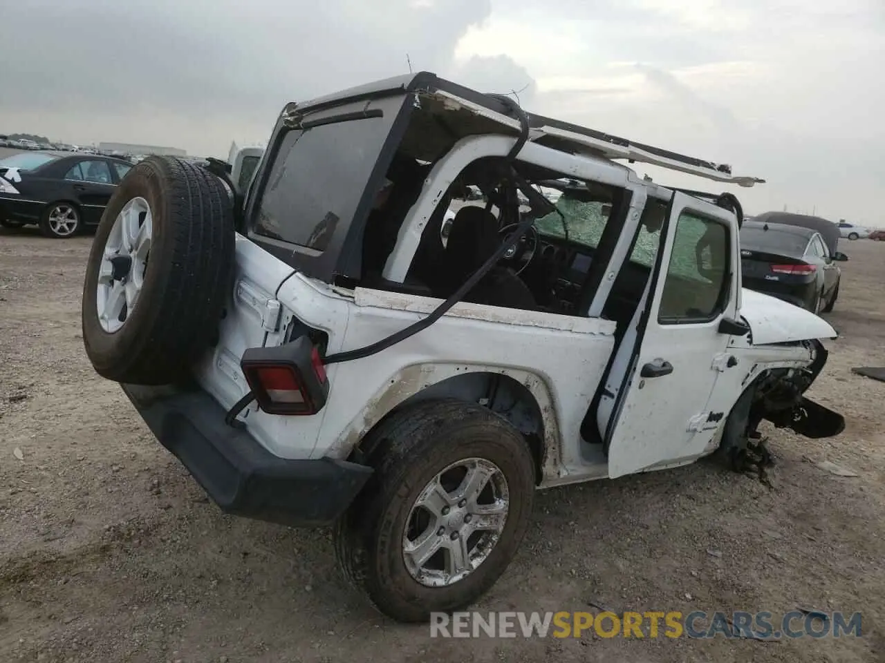 3 Photograph of a damaged car 1C4GJXAG3NW151208 JEEP WRANGLER 2022