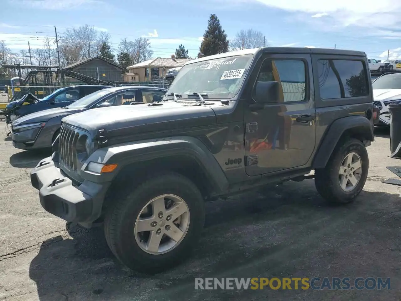 1 Photograph of a damaged car 1C4GJXAG7NW203889 JEEP WRANGLER 2022