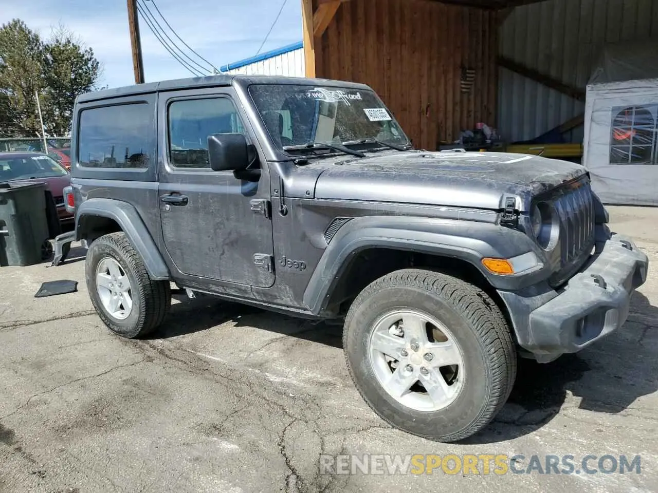 4 Photograph of a damaged car 1C4GJXAG7NW203889 JEEP WRANGLER 2022