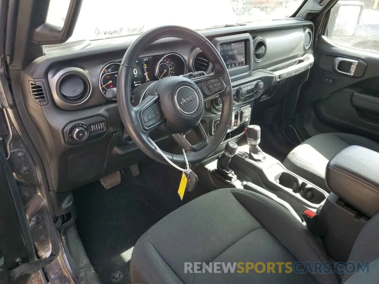 8 Photograph of a damaged car 1C4GJXAG7NW203889 JEEP WRANGLER 2022
