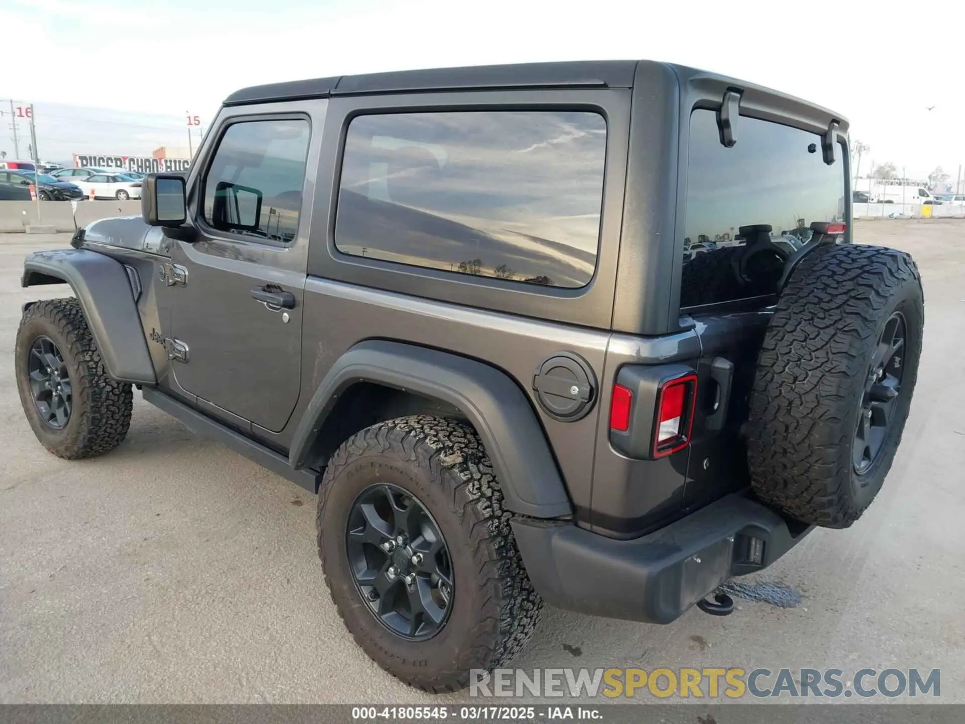 3 Photograph of a damaged car 1C4GJXAGXNW258207 JEEP WRANGLER 2022
