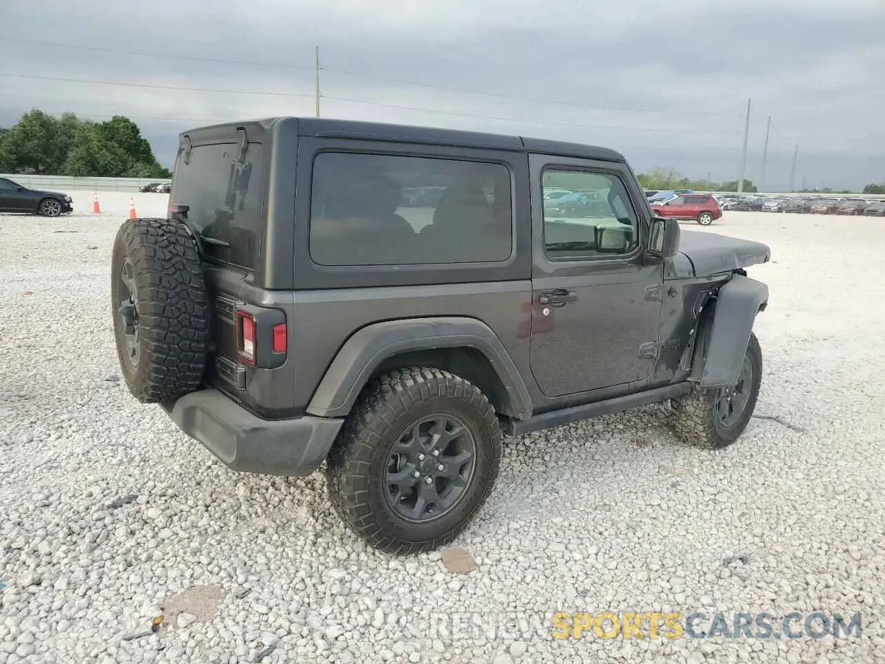 3 Photograph of a damaged car 1C4GJXAN2NW164546 JEEP WRANGLER 2022