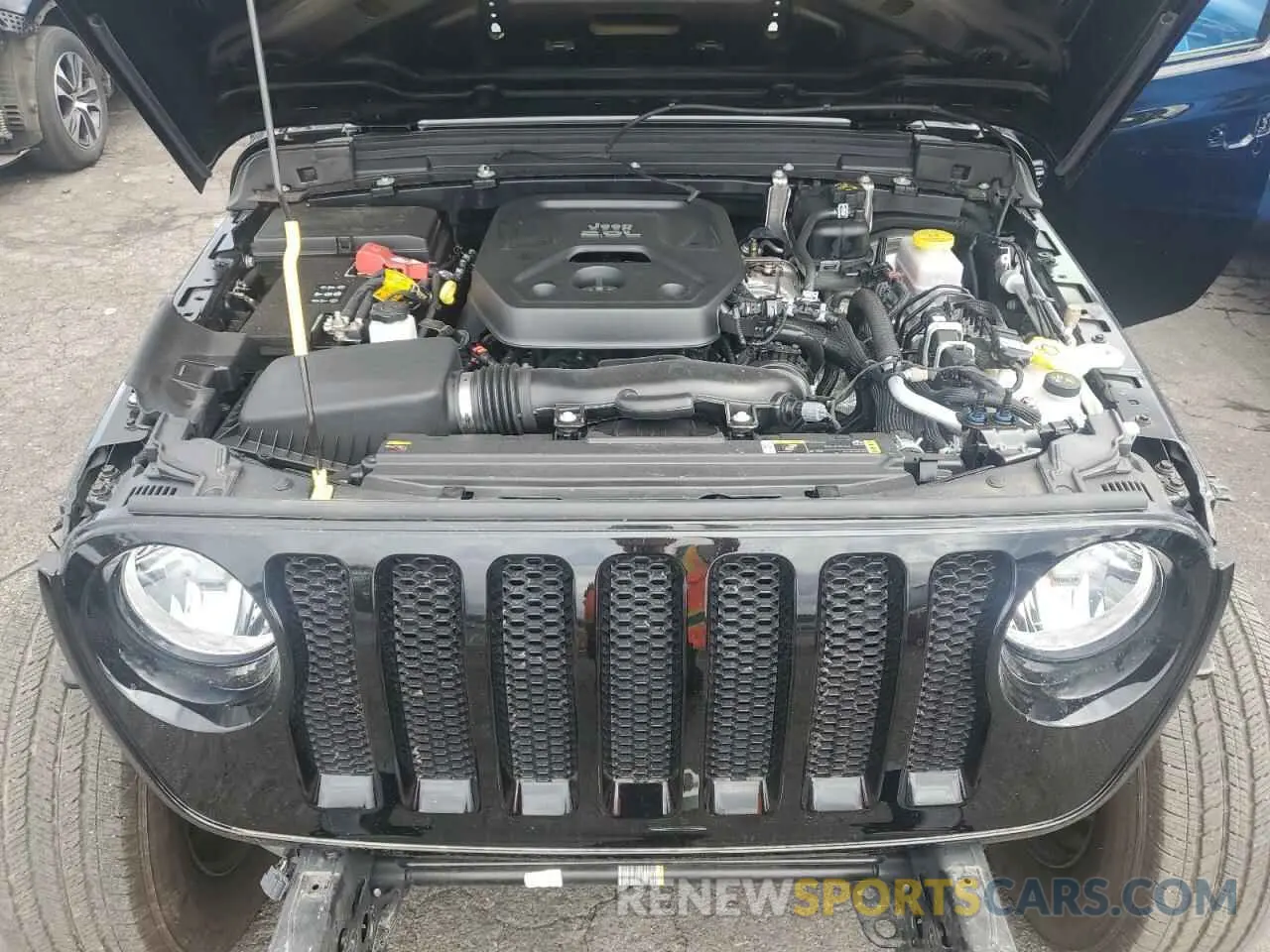 11 Photograph of a damaged car 1C4GJXAN6NW240303 JEEP WRANGLER 2022