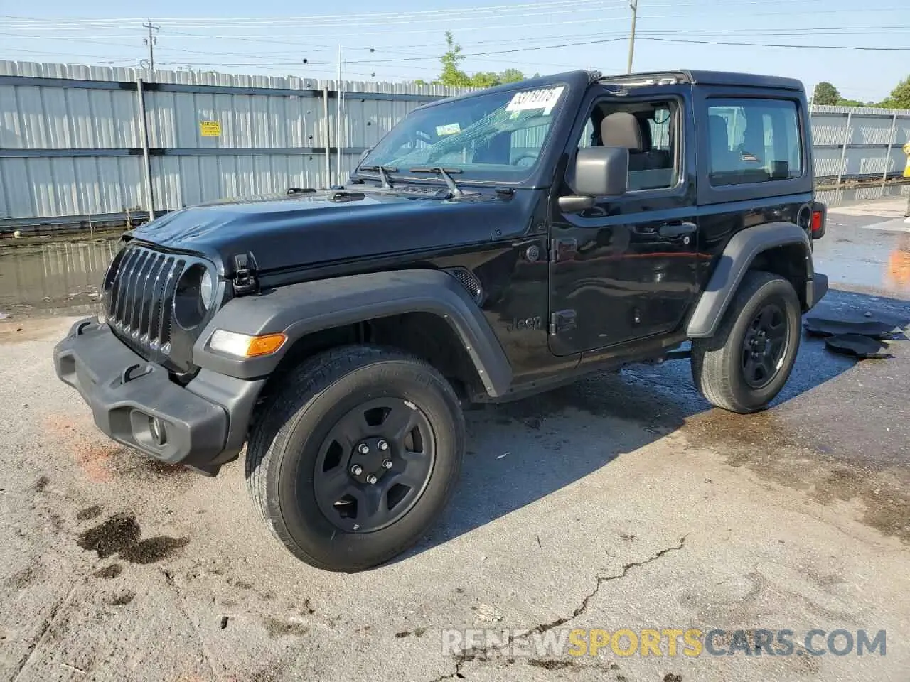 1 Photograph of a damaged car 1C4GJXANXNW263065 JEEP WRANGLER 2022