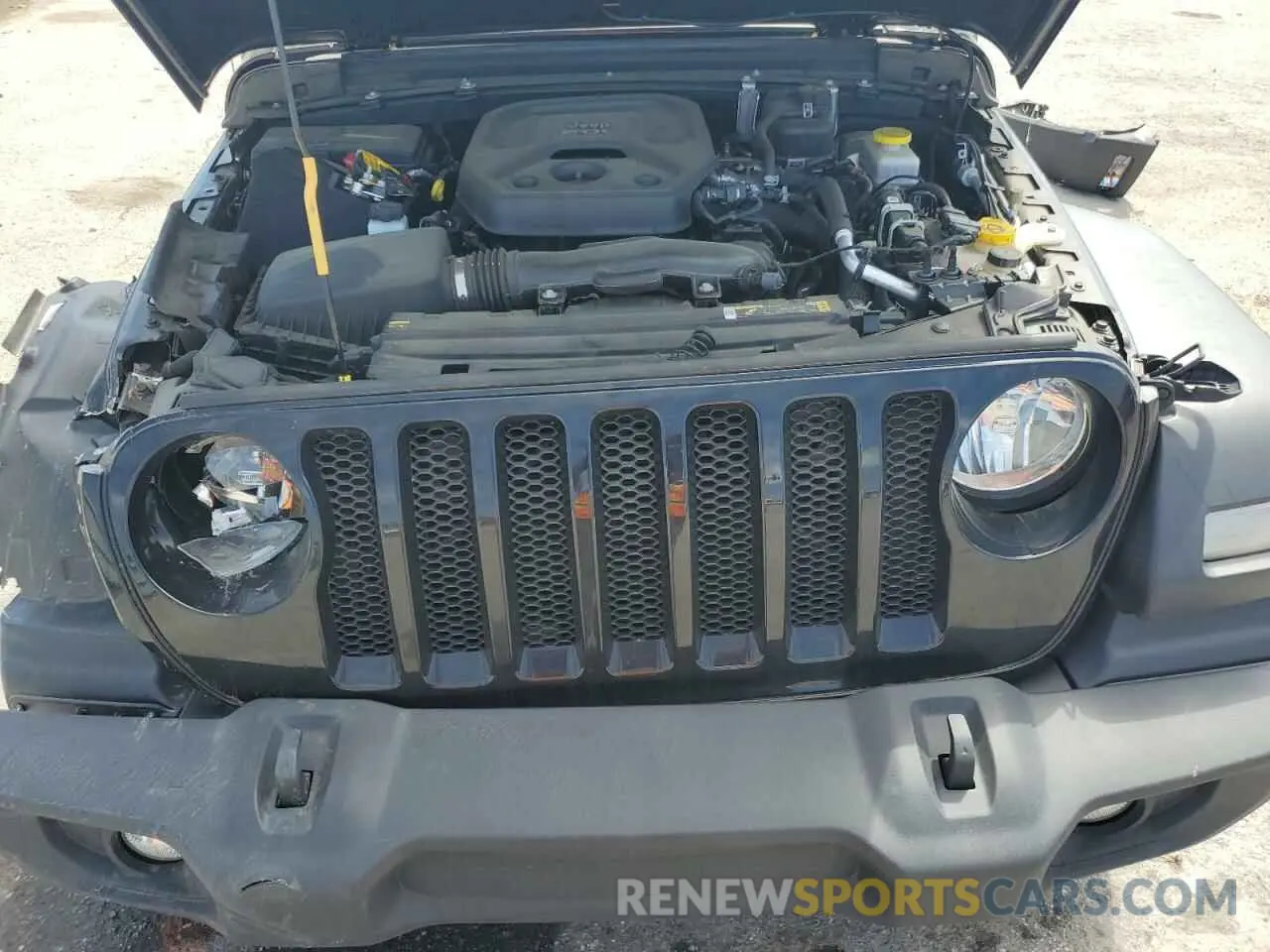 12 Photograph of a damaged car 1C4GJXANXNW263065 JEEP WRANGLER 2022