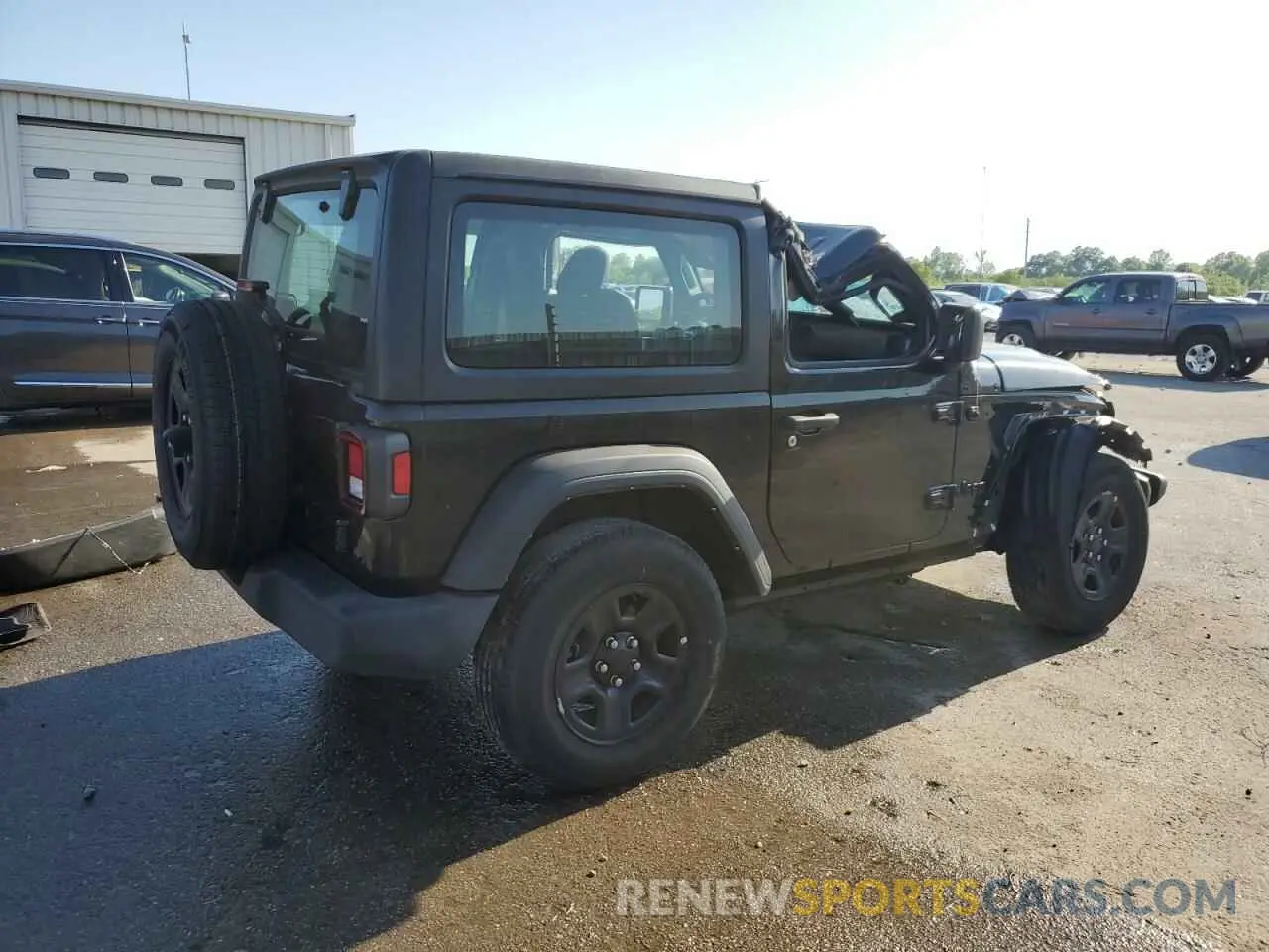 3 Photograph of a damaged car 1C4GJXANXNW263065 JEEP WRANGLER 2022