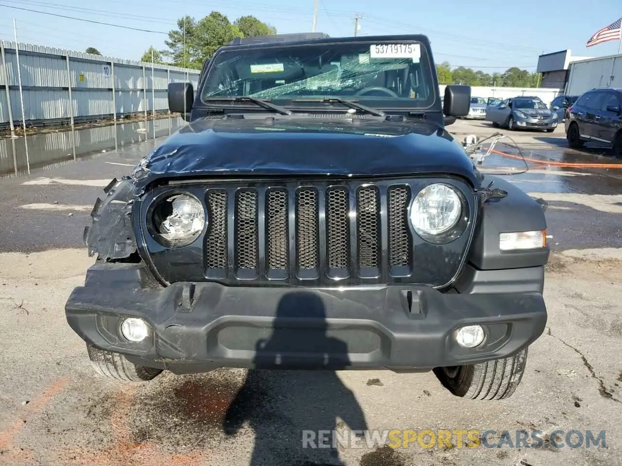 5 Photograph of a damaged car 1C4GJXANXNW263065 JEEP WRANGLER 2022