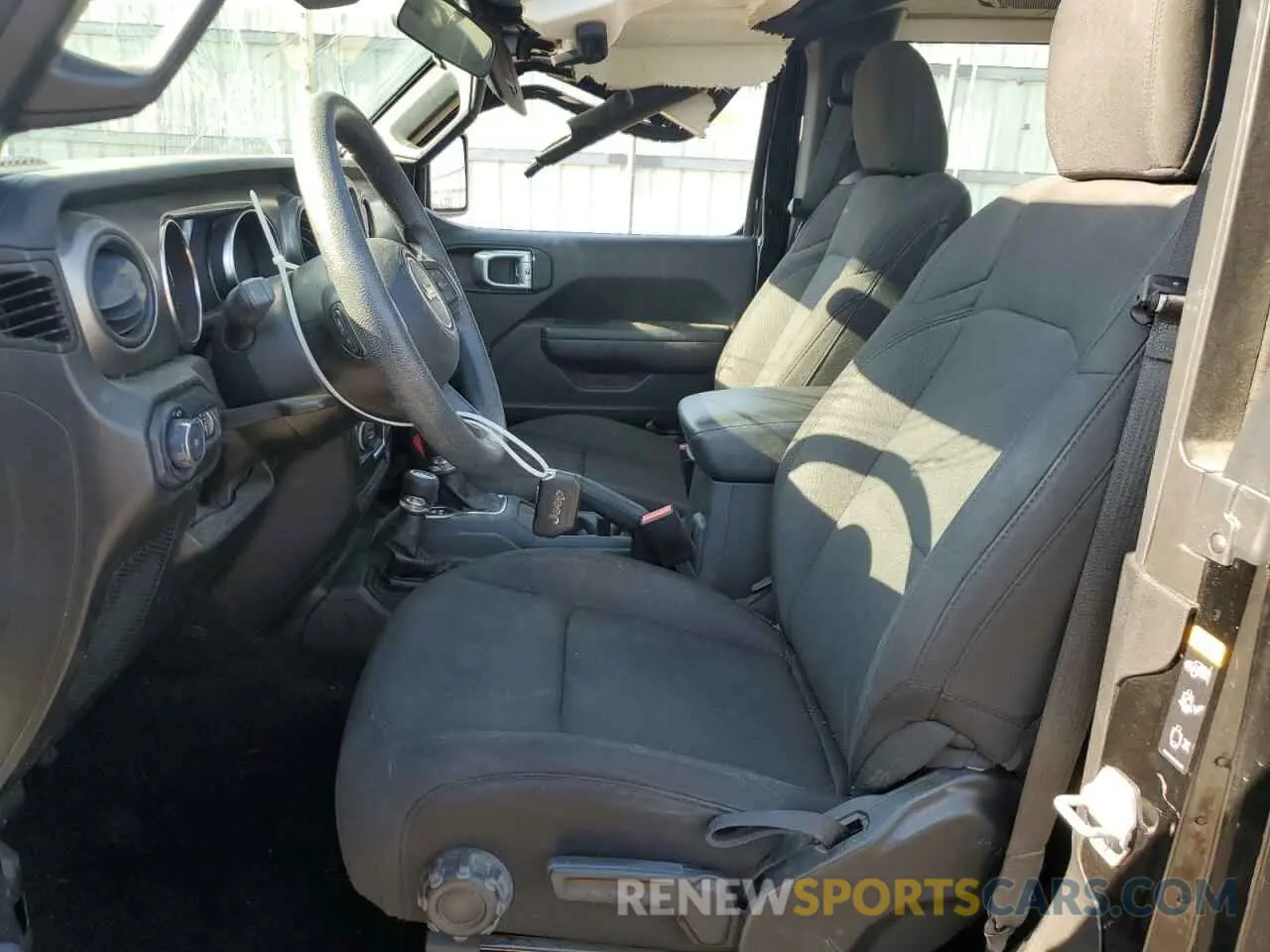 7 Photograph of a damaged car 1C4GJXANXNW263065 JEEP WRANGLER 2022