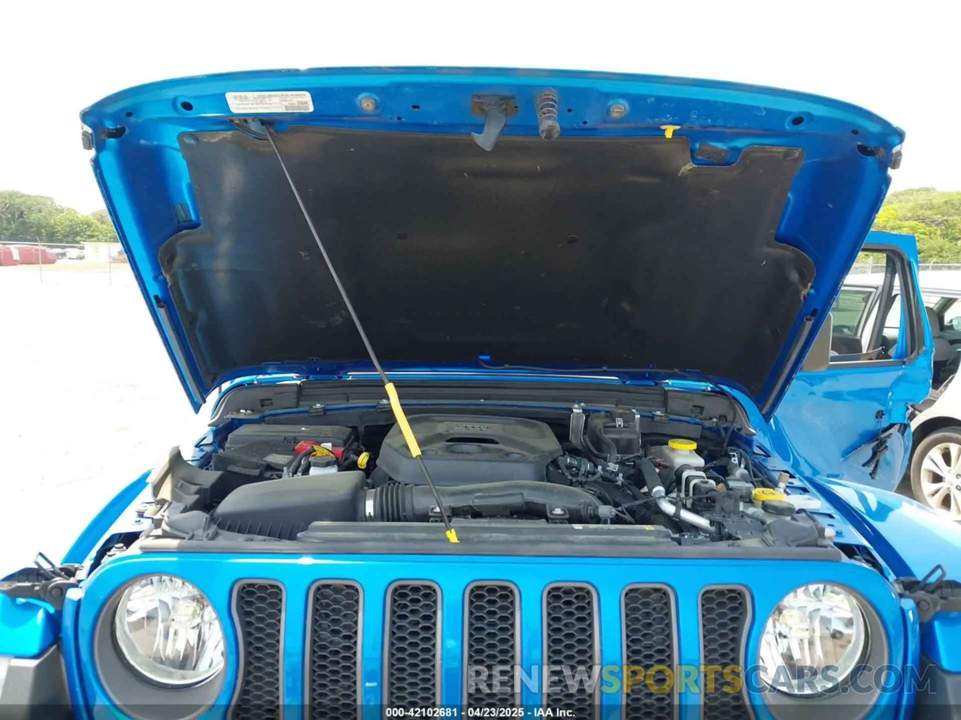 10 Photograph of a damaged car 1C4HJXCN5NW185442 JEEP WRANGLER 2022