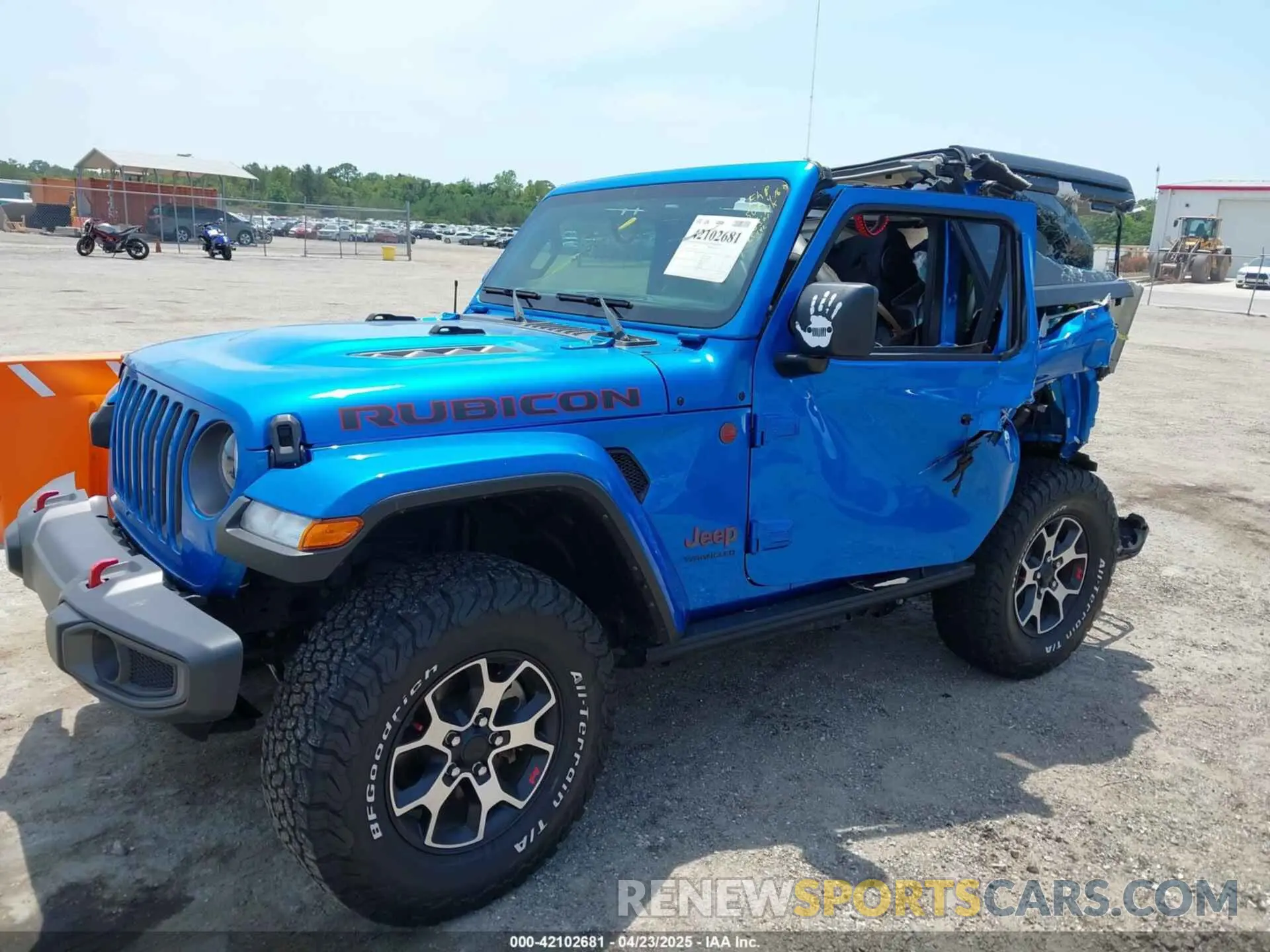 2 Photograph of a damaged car 1C4HJXCN5NW185442 JEEP WRANGLER 2022
