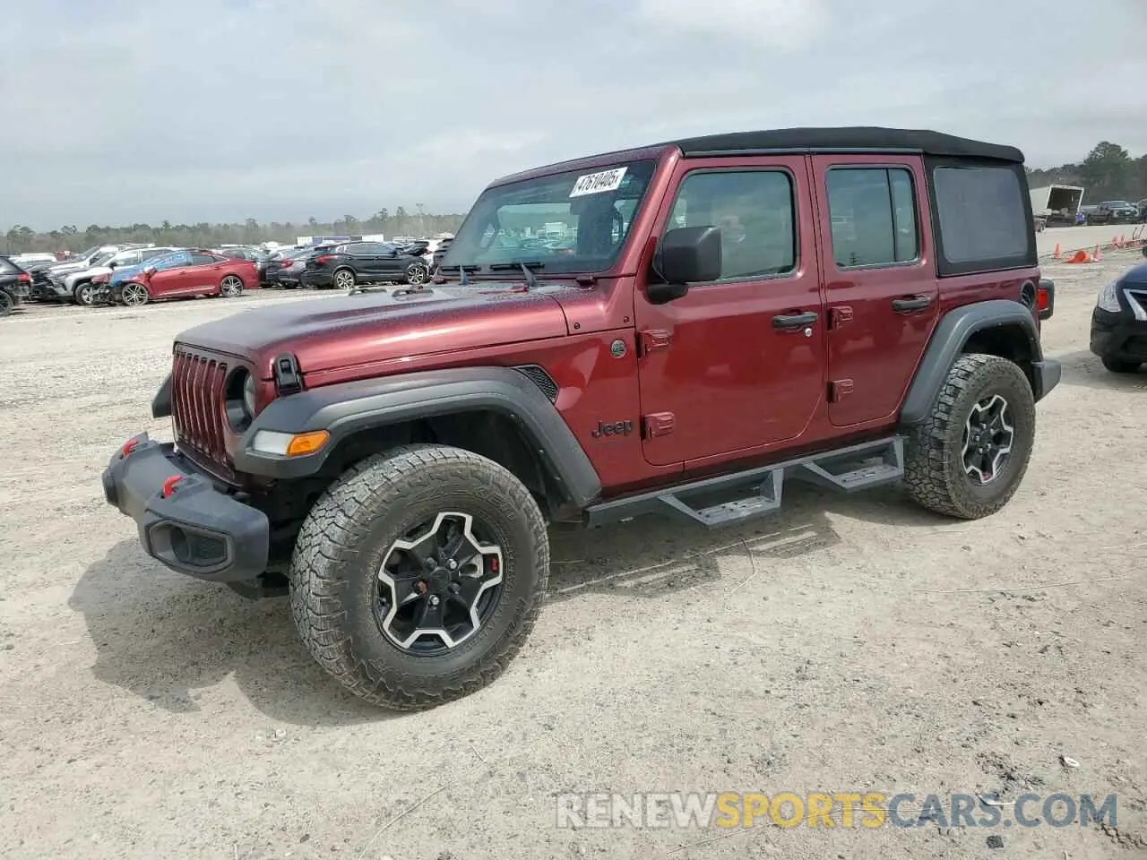 1 Photograph of a damaged car 1C4HJXDG0NW100216 JEEP WRANGLER 2022