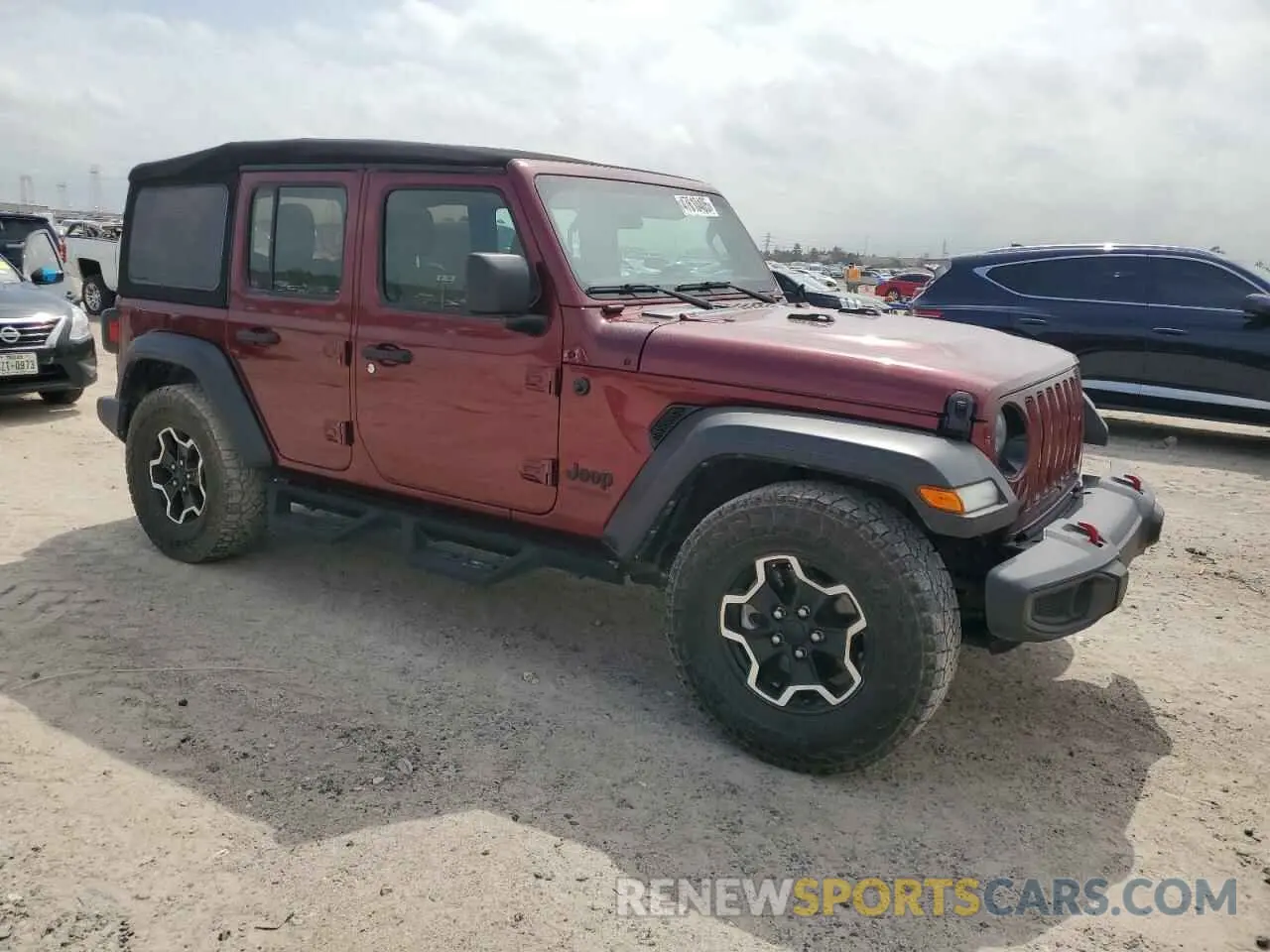 4 Photograph of a damaged car 1C4HJXDG0NW100216 JEEP WRANGLER 2022