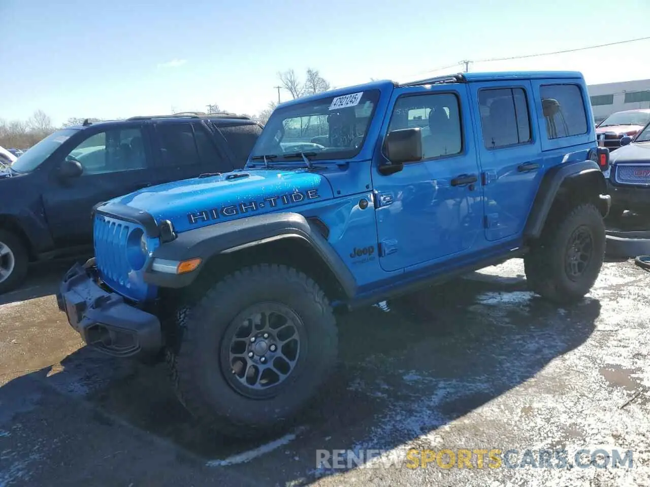 1 Photograph of a damaged car 1C4HJXDG0NW203829 JEEP WRANGLER 2022