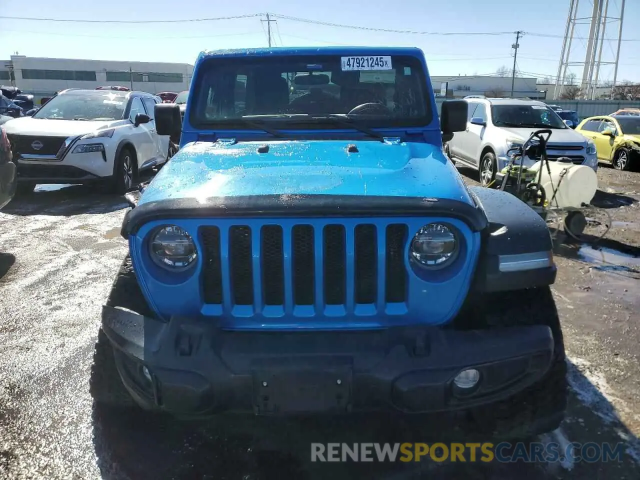 5 Photograph of a damaged car 1C4HJXDG0NW203829 JEEP WRANGLER 2022