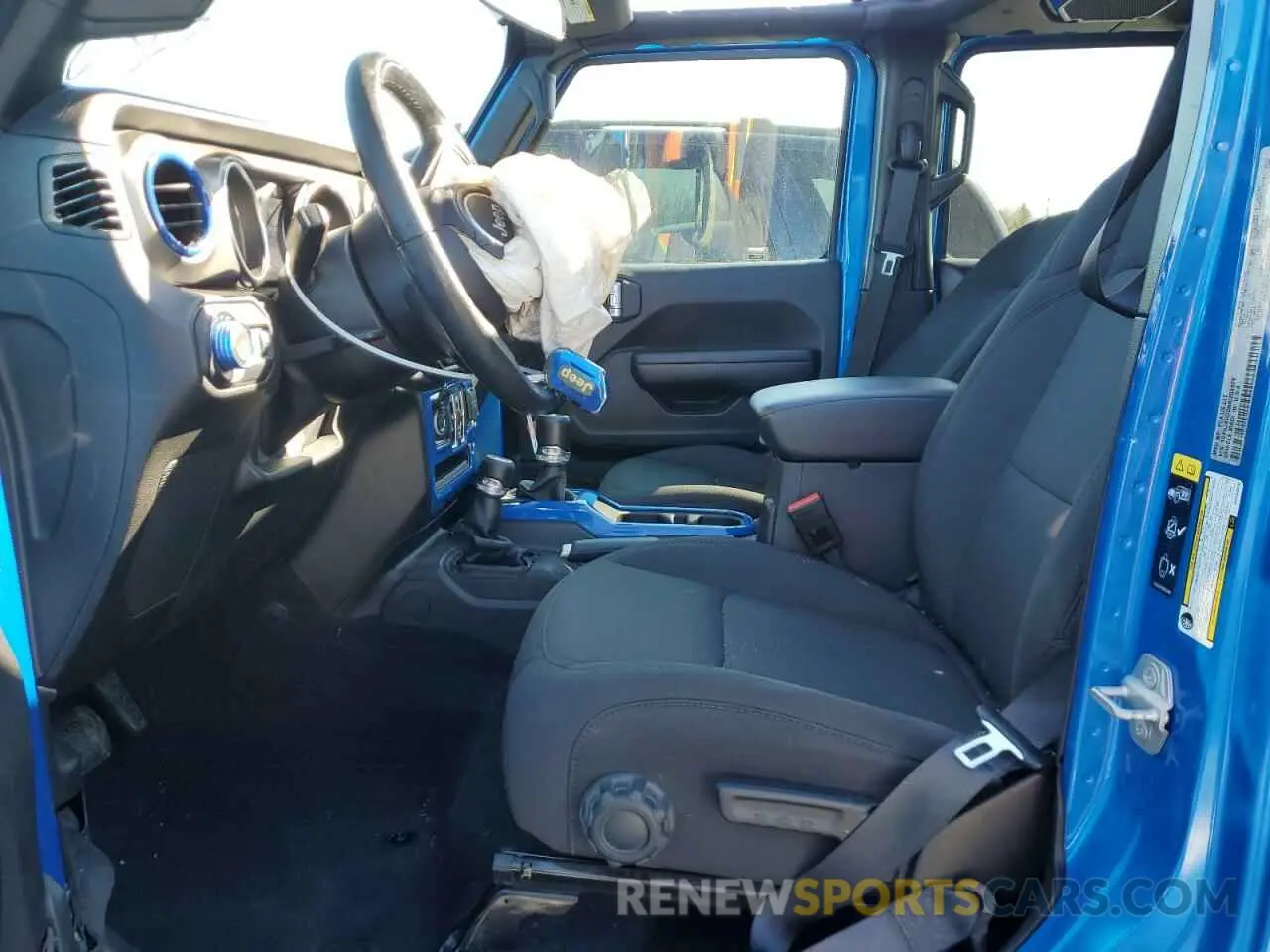 7 Photograph of a damaged car 1C4HJXDG0NW203829 JEEP WRANGLER 2022