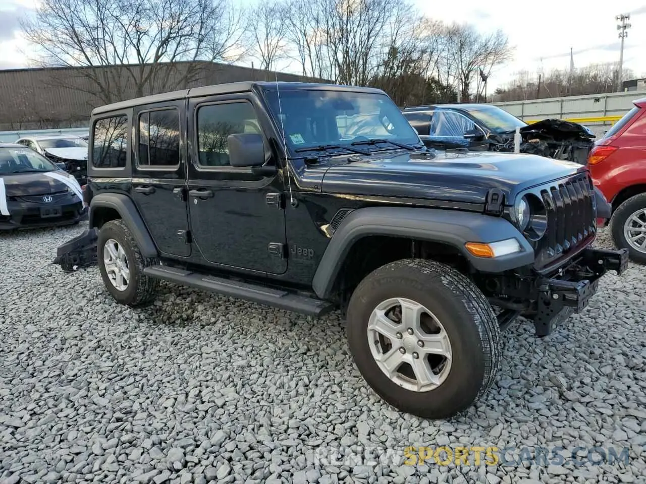 4 Photograph of a damaged car 1C4HJXDG0NW213857 JEEP WRANGLER 2022
