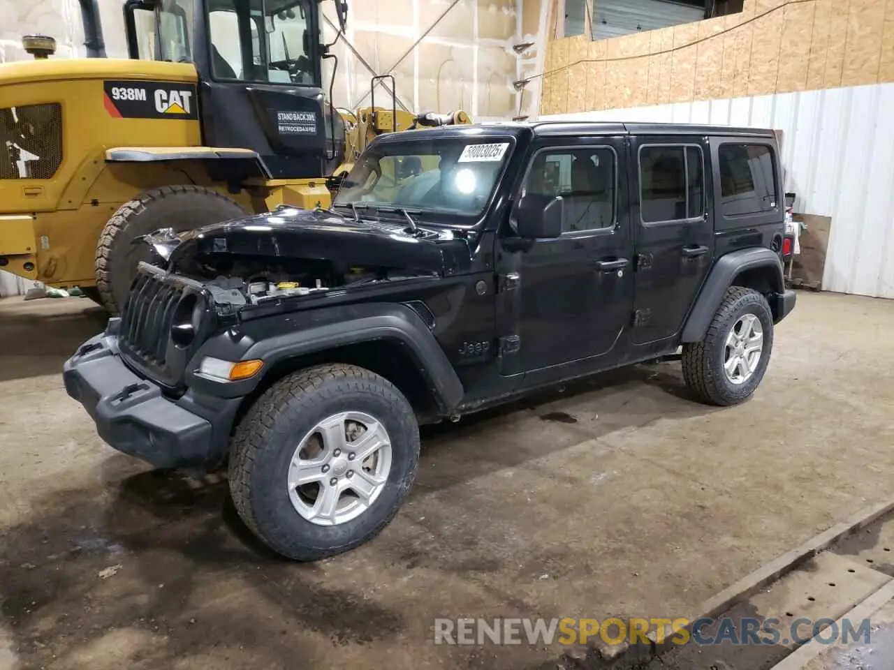 1 Photograph of a damaged car 1C4HJXDG3NW173936 JEEP WRANGLER 2022
