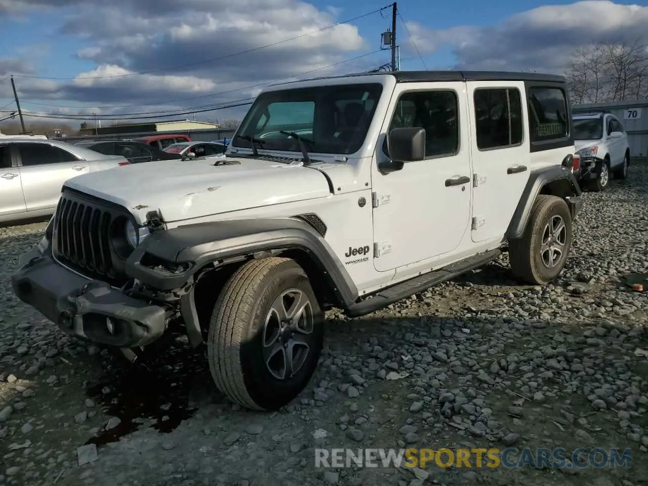 1 Photograph of a damaged car 1C4HJXDG3NW249168 JEEP WRANGLER 2022