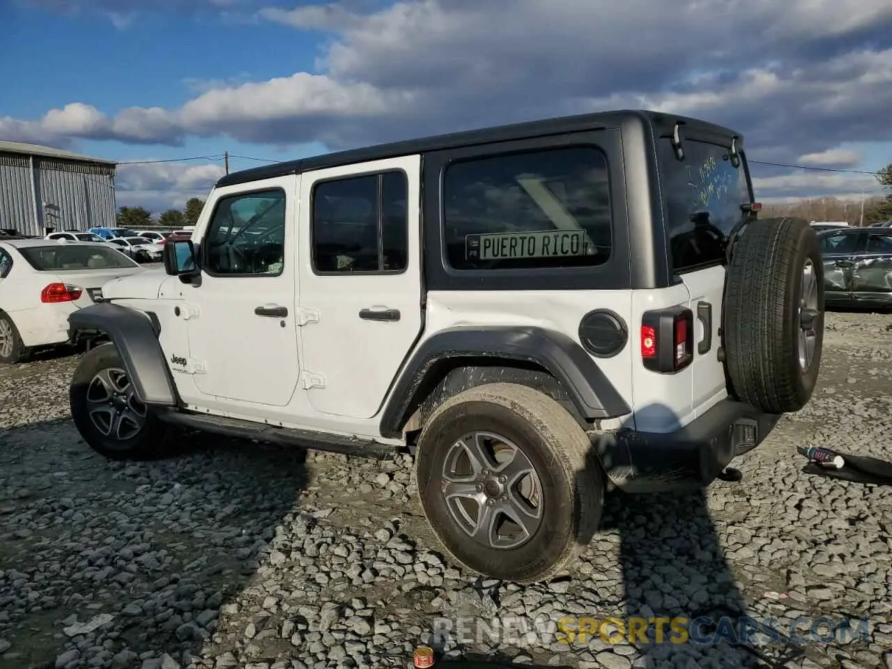 2 Photograph of a damaged car 1C4HJXDG3NW249168 JEEP WRANGLER 2022