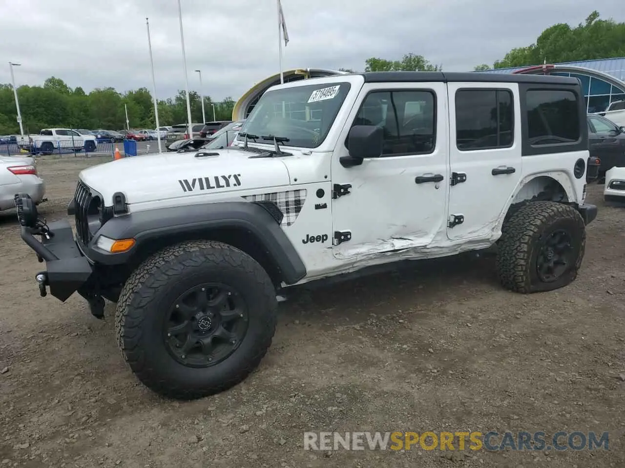 1 Photograph of a damaged car 1C4HJXDG4NW235781 JEEP WRANGLER 2022