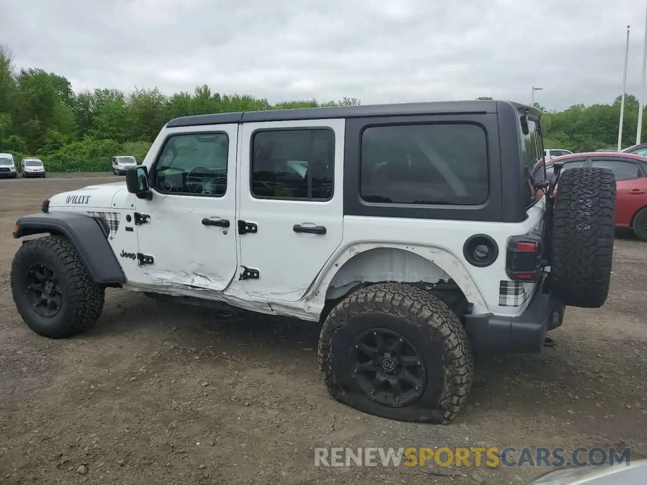 2 Photograph of a damaged car 1C4HJXDG4NW235781 JEEP WRANGLER 2022