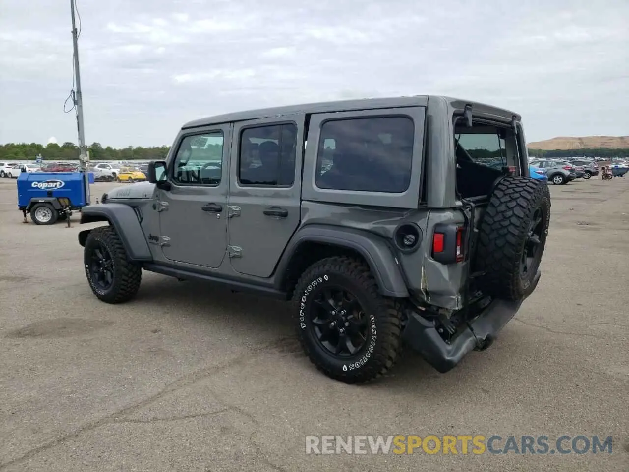 2 Photograph of a damaged car 1C4HJXDG5NW109364 JEEP WRANGLER 2022
