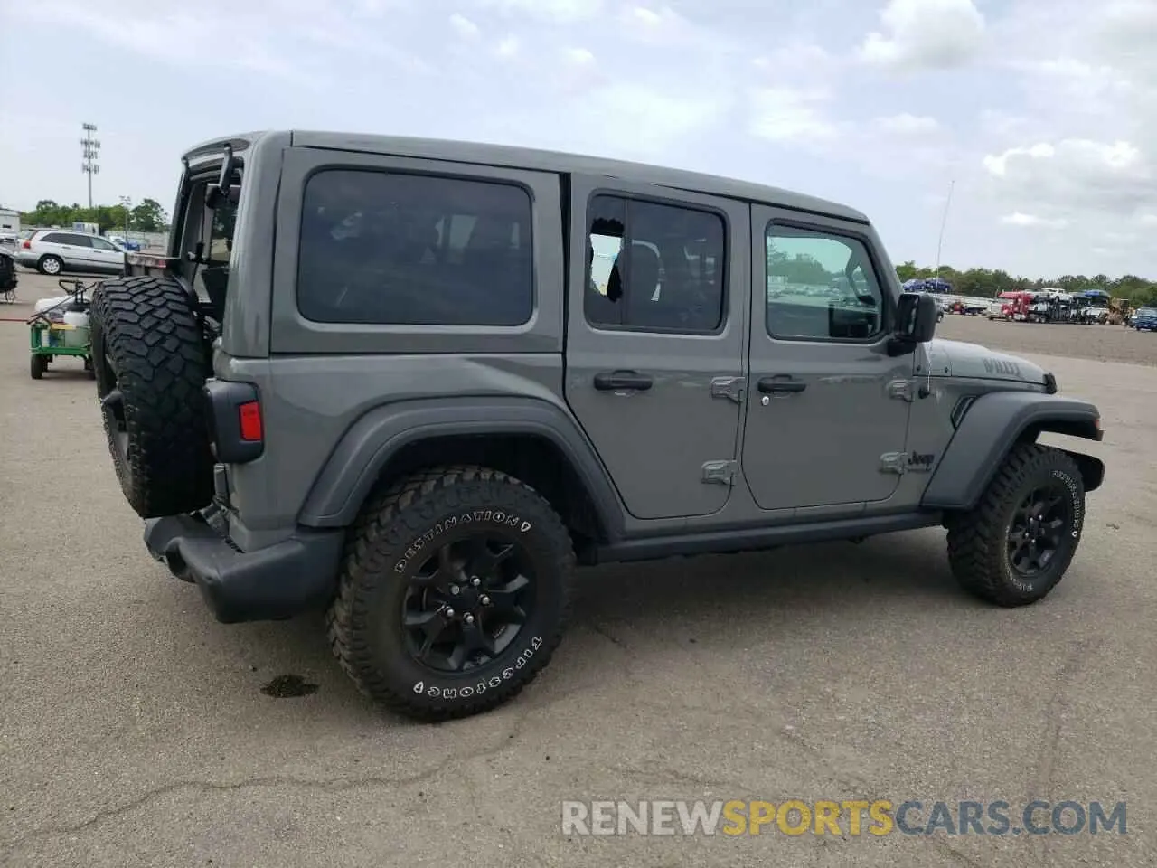 3 Photograph of a damaged car 1C4HJXDG5NW109364 JEEP WRANGLER 2022