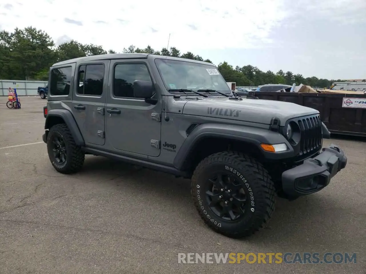 4 Photograph of a damaged car 1C4HJXDG5NW109364 JEEP WRANGLER 2022