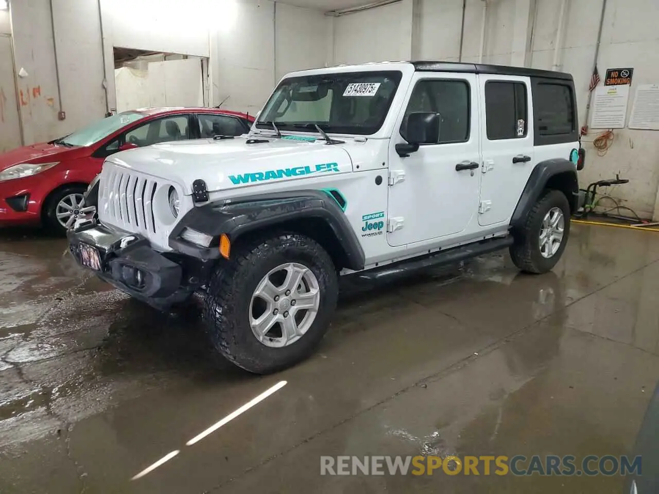 1 Photograph of a damaged car 1C4HJXDG6NW149730 JEEP WRANGLER 2022