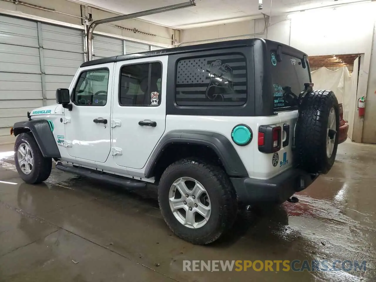 2 Photograph of a damaged car 1C4HJXDG6NW149730 JEEP WRANGLER 2022