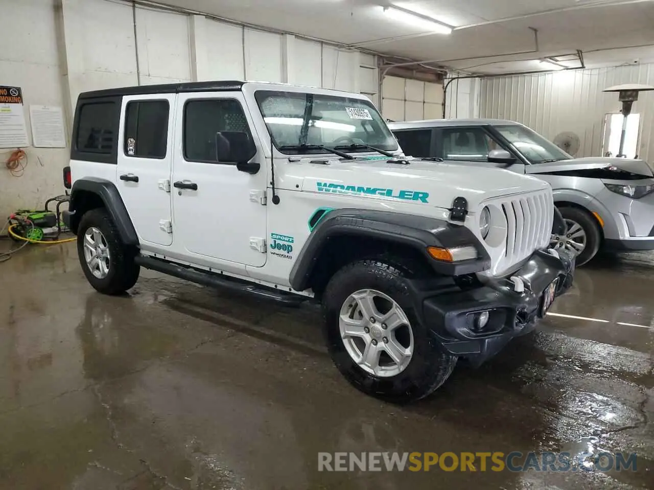 4 Photograph of a damaged car 1C4HJXDG6NW149730 JEEP WRANGLER 2022