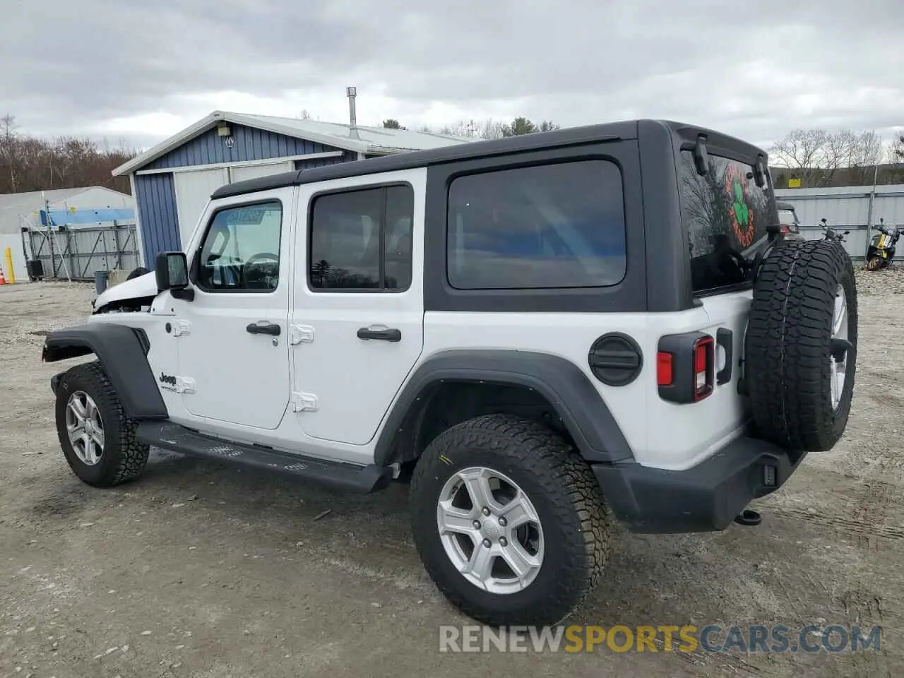 2 Photograph of a damaged car 1C4HJXDG7NW150546 JEEP WRANGLER 2022