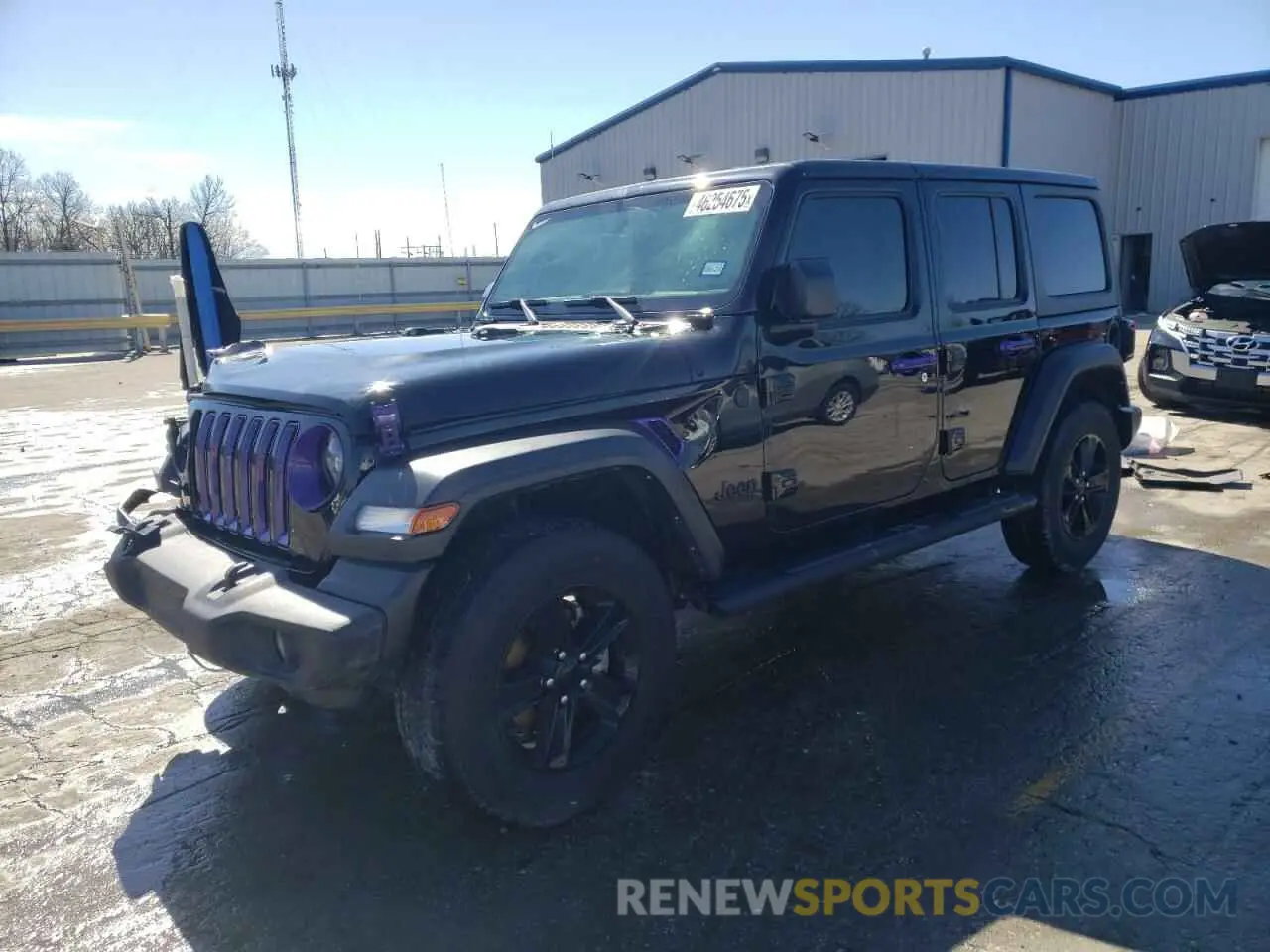 1 Photograph of a damaged car 1C4HJXDG7NW158369 JEEP WRANGLER 2022