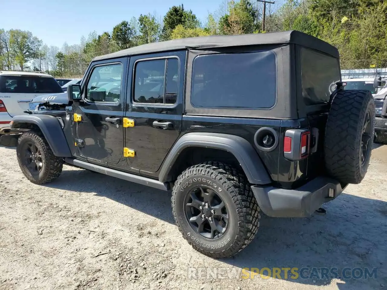 2 Photograph of a damaged car 1C4HJXDG8NW130208 JEEP WRANGLER 2022