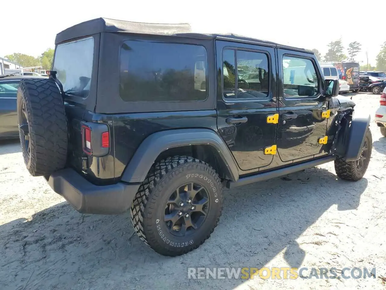 3 Photograph of a damaged car 1C4HJXDG8NW130208 JEEP WRANGLER 2022