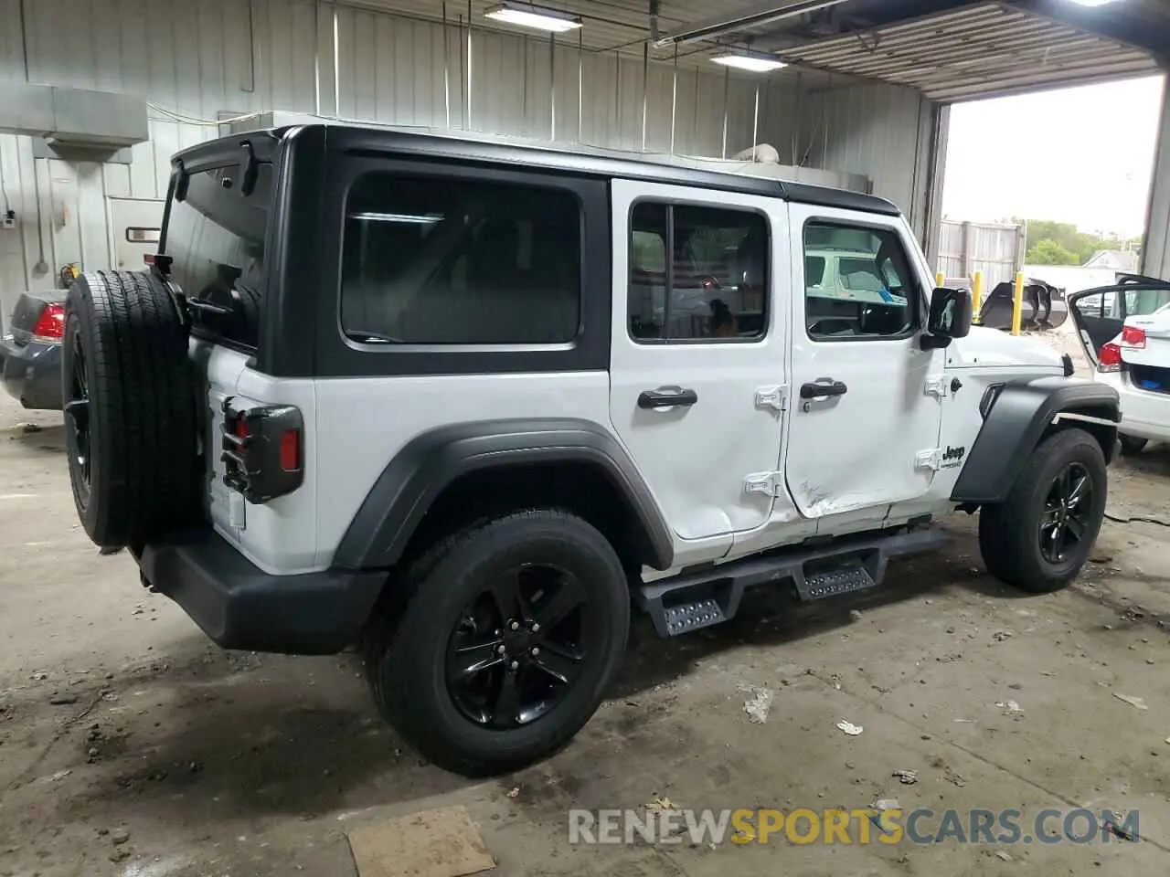 3 Photograph of a damaged car 1C4HJXDG8NW183040 JEEP WRANGLER 2022