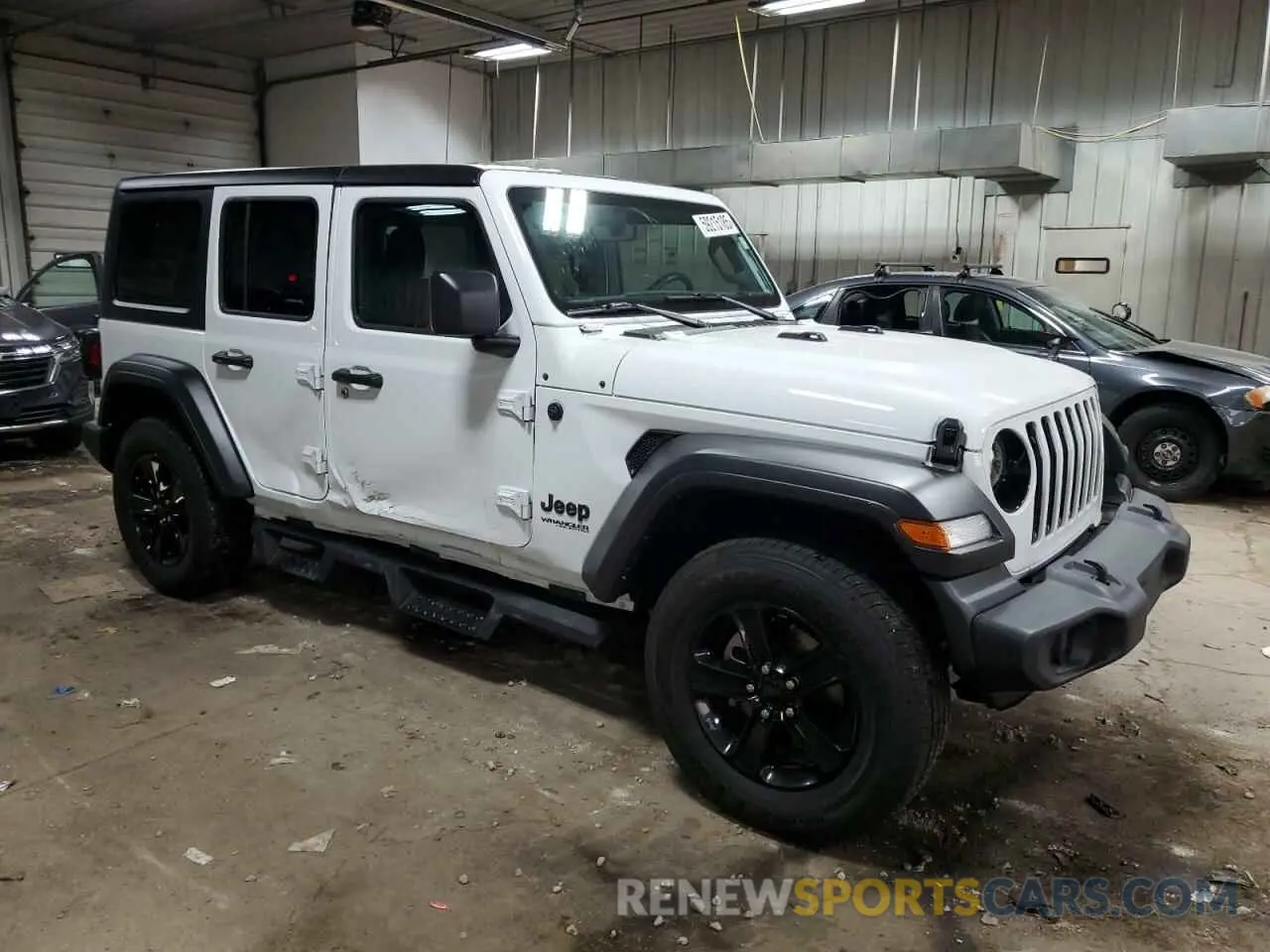 4 Photograph of a damaged car 1C4HJXDG8NW183040 JEEP WRANGLER 2022