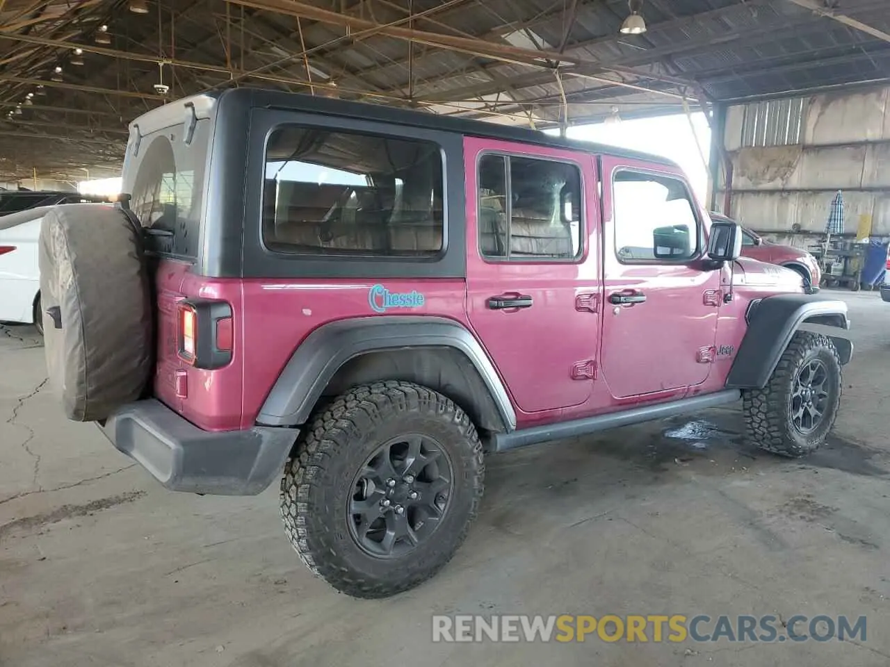 3 Photograph of a damaged car 1C4HJXDGXNW102507 JEEP WRANGLER 2022