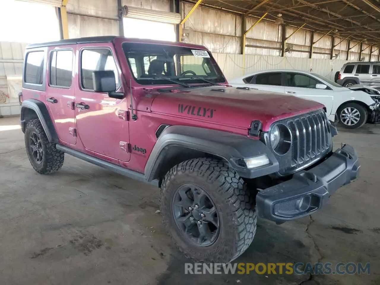 4 Photograph of a damaged car 1C4HJXDGXNW102507 JEEP WRANGLER 2022