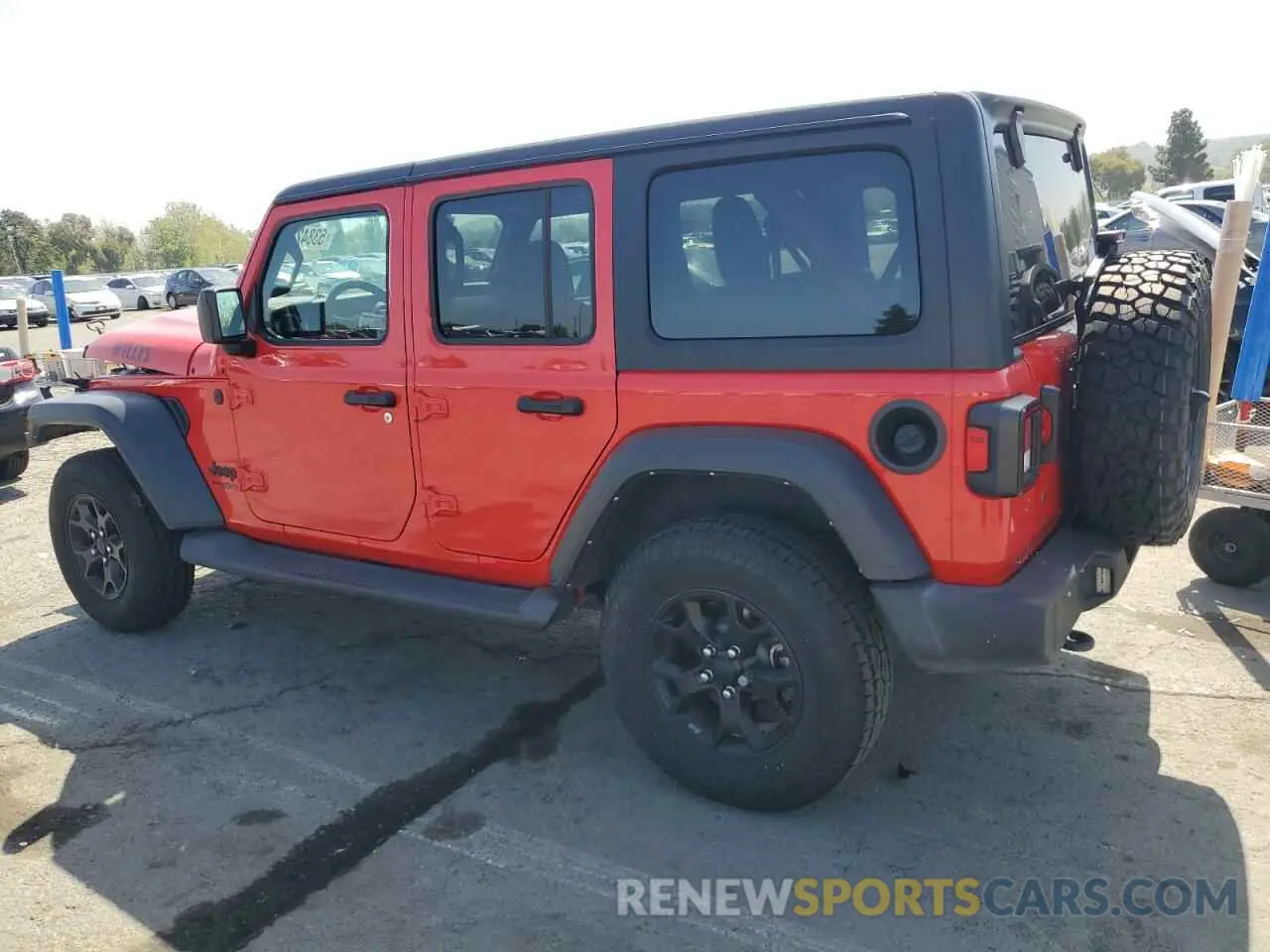 2 Photograph of a damaged car 1C4HJXDGXNW141744 JEEP WRANGLER 2022